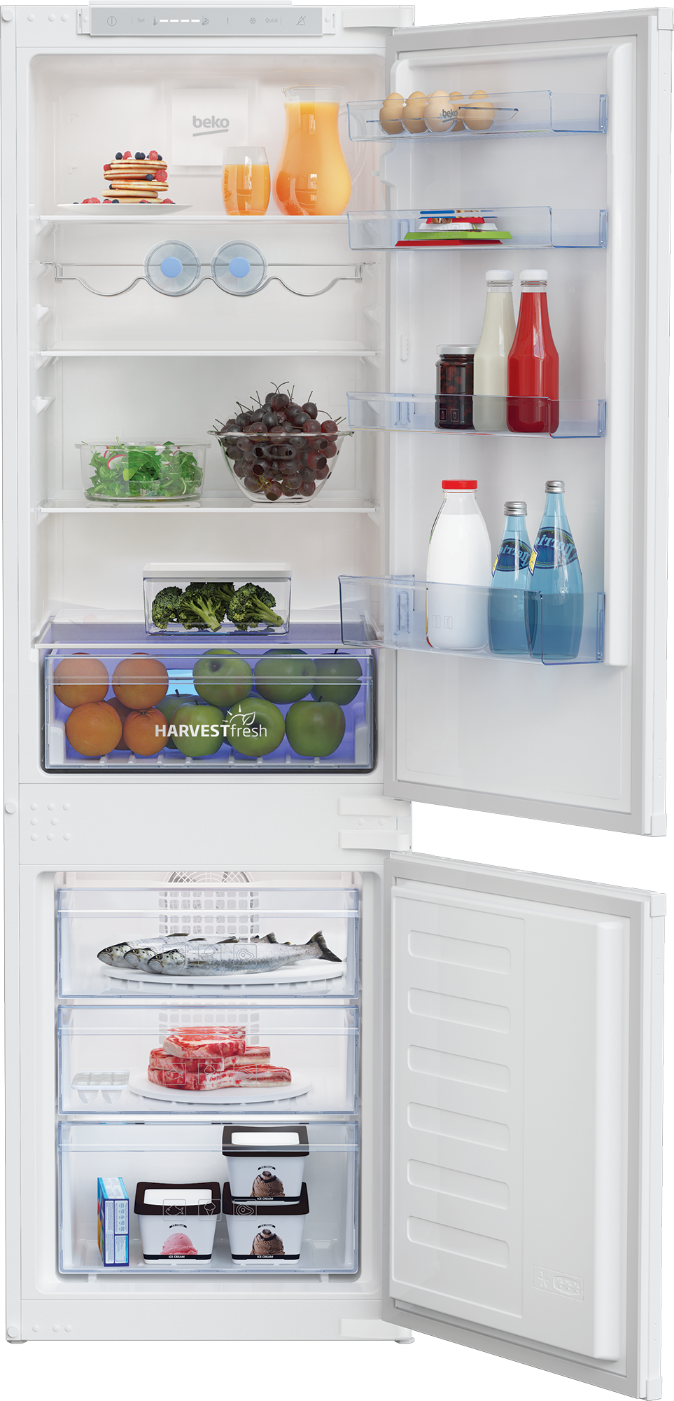 Beko harvestfresh shop fridge freezer